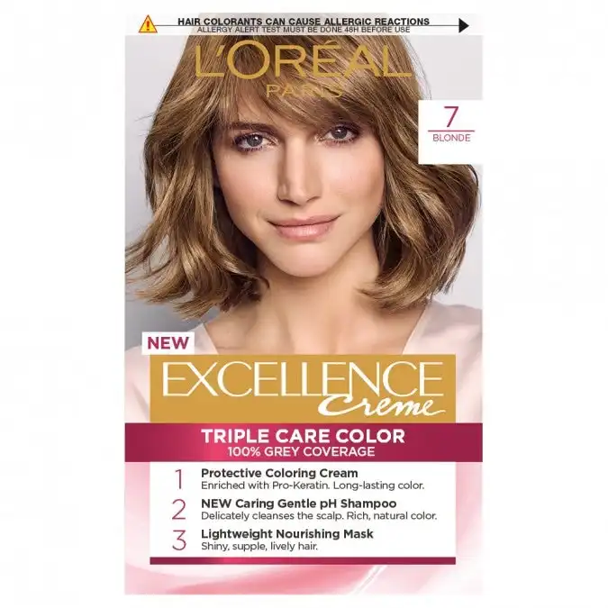 L'Oreal Excellence Creme 7 Dark Blonde Hair Colour