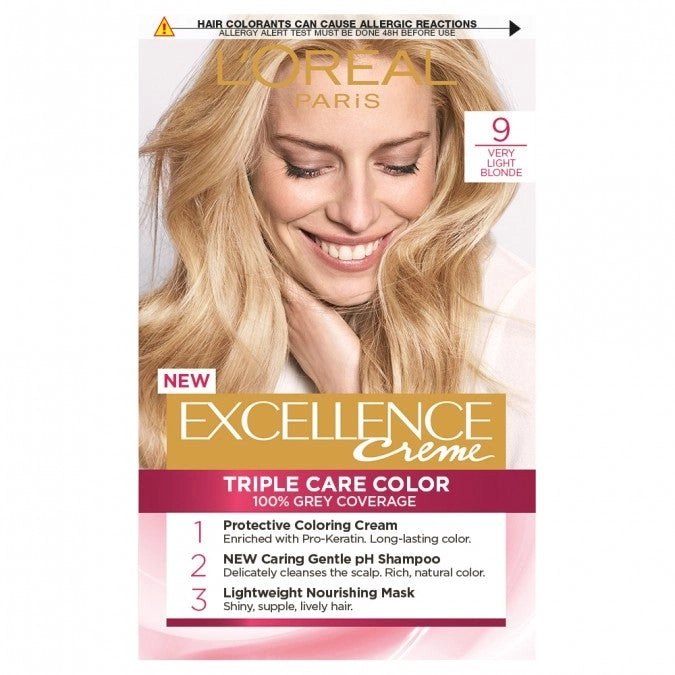 L'Oreal Excellence Creme 9 Light Blonde Hair Colour