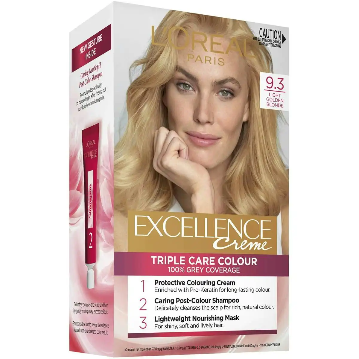 L'Oreal Excellence Creme 9.3 Light Golden Blonde Hair Colour