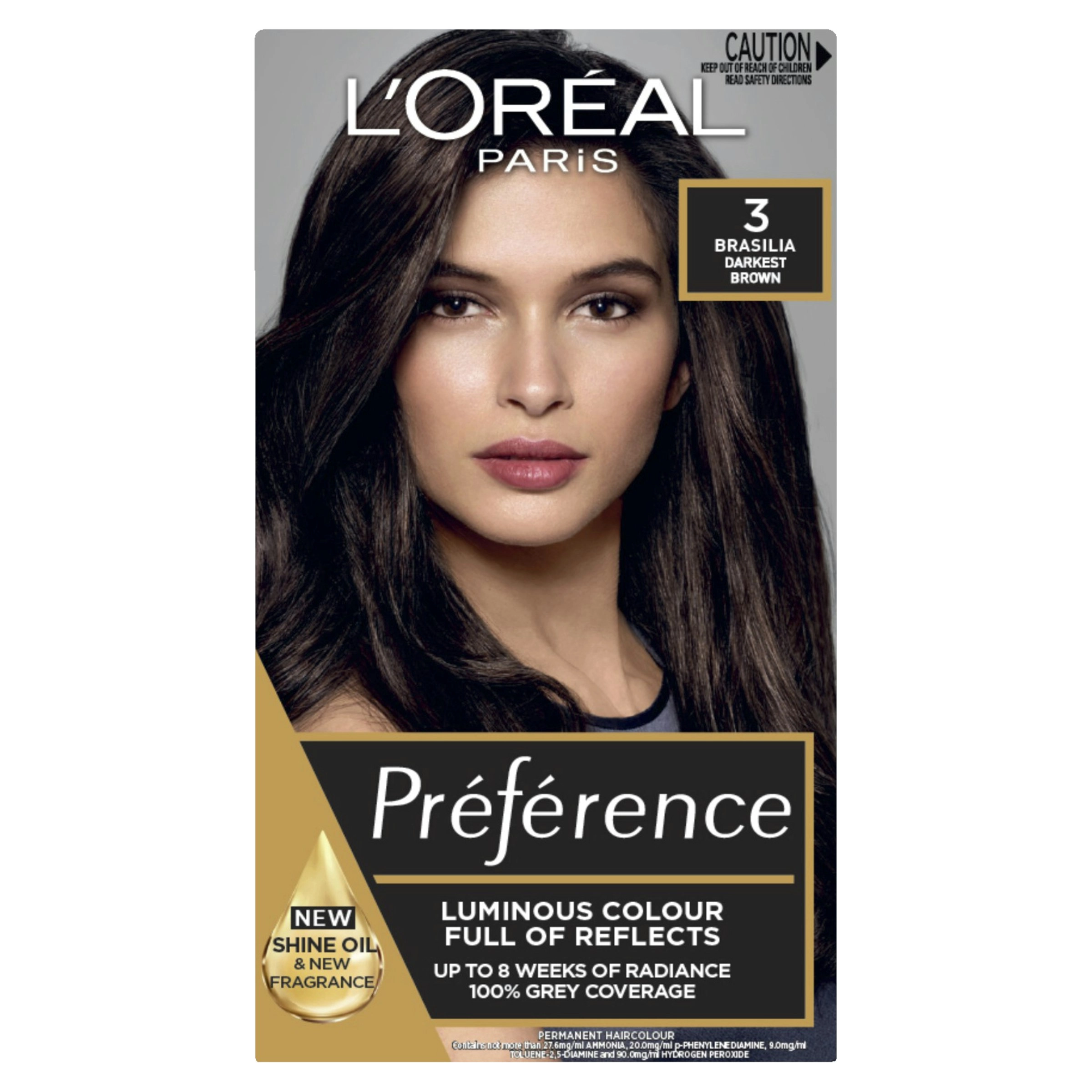 L'Oreal Paris Preference 3 Brasilia Darkest Brown