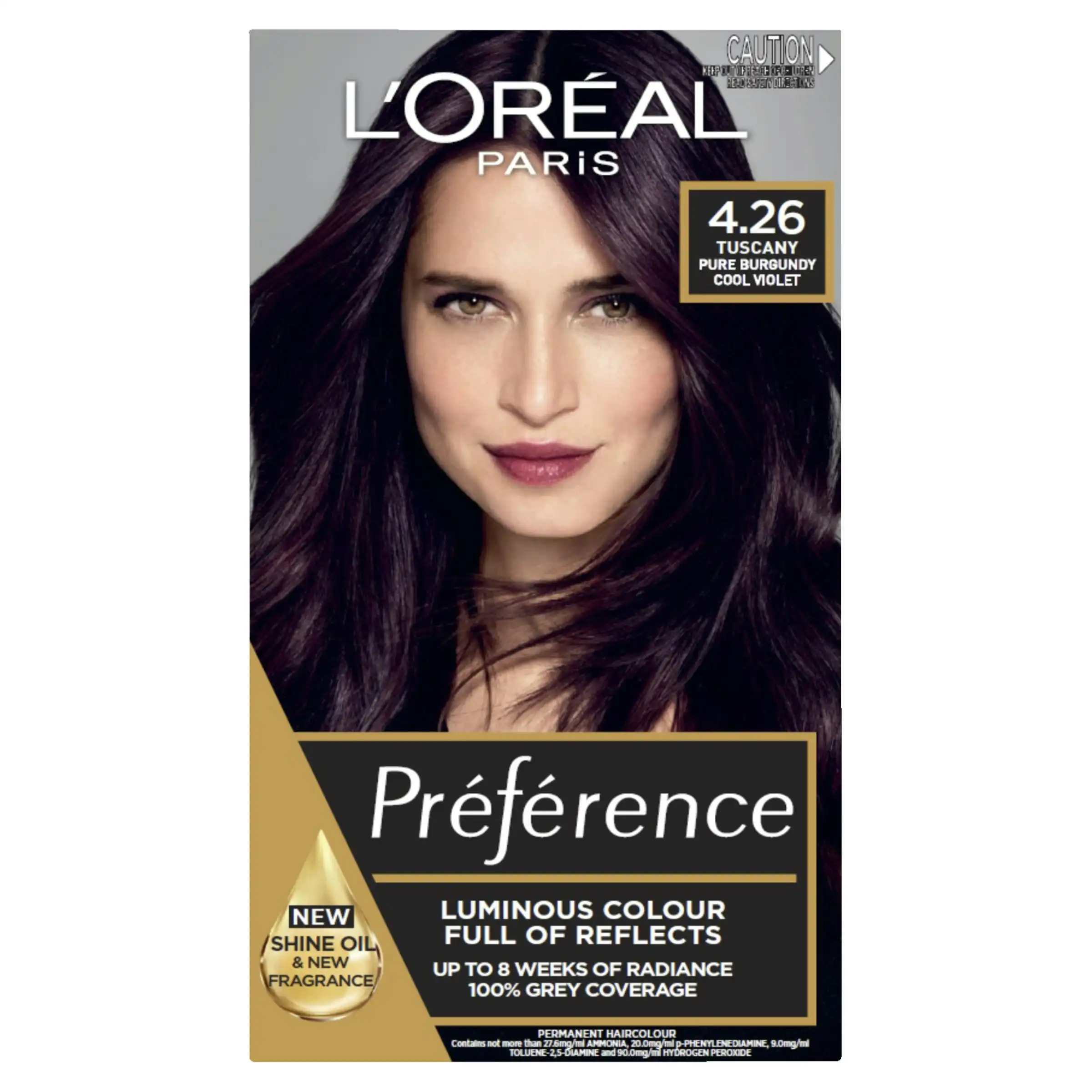 L'Oreal Paris Preference 4.26 Tuscany Pure Burgundy Cool Violet