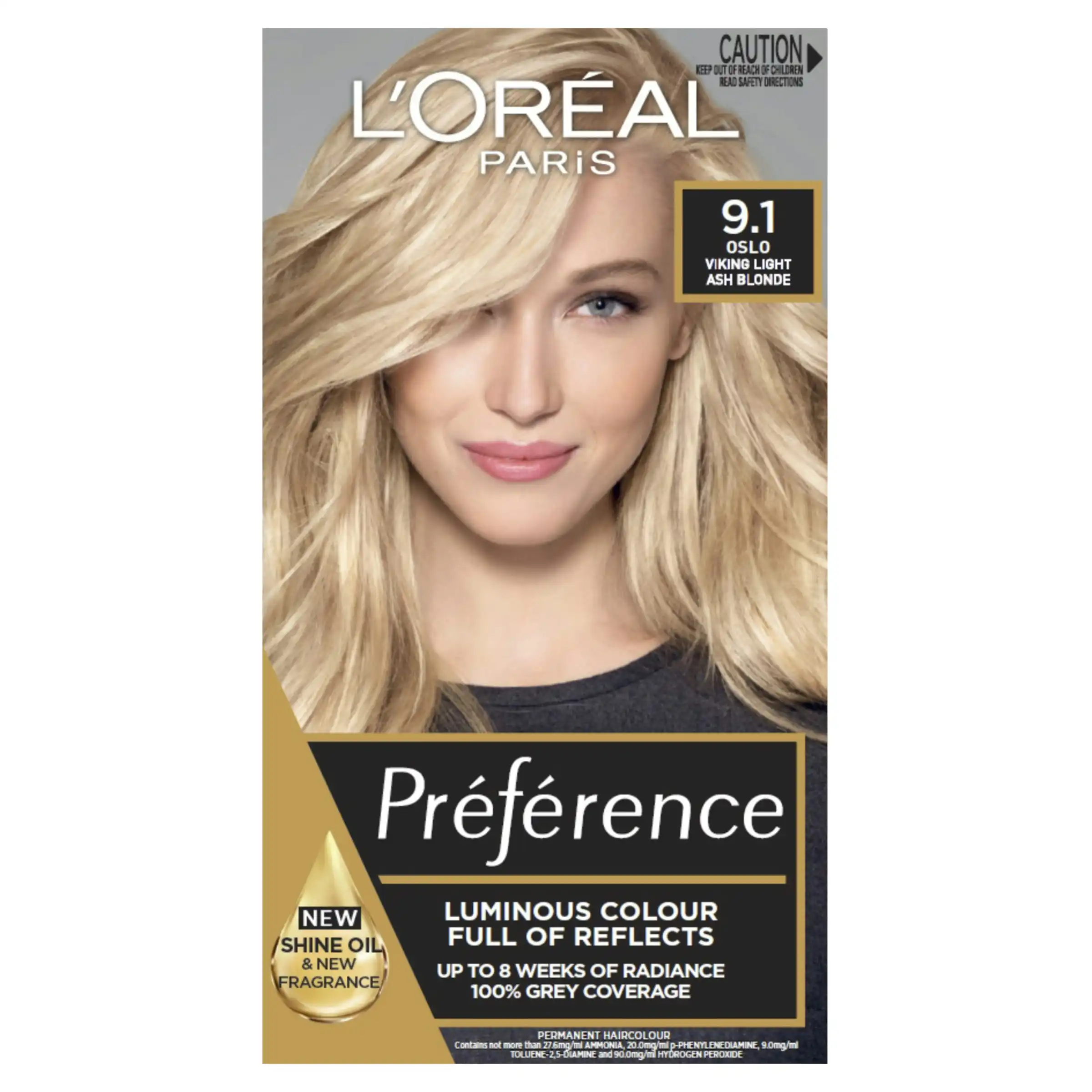 L'Oreal Paris Preference 9.1 Light Ash Blonde