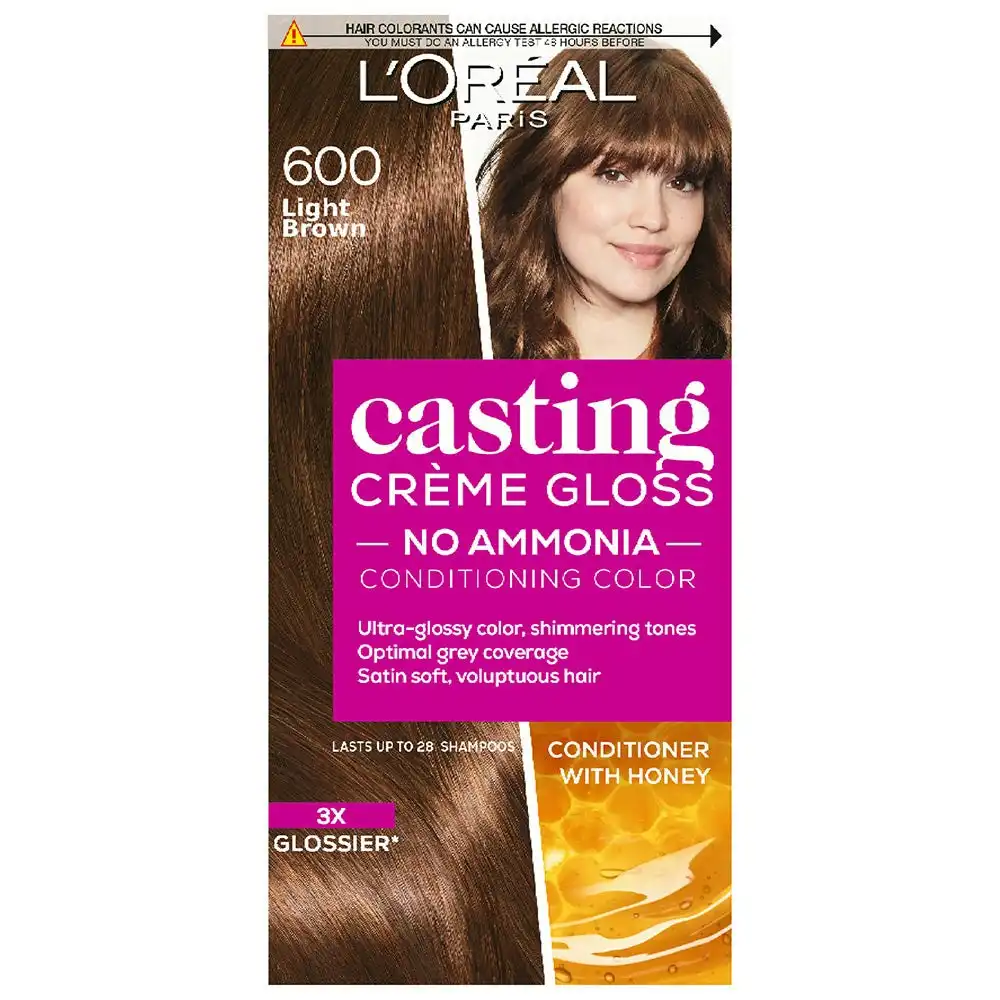 Loreal Casting Creme Gloss Hair Colour 600 Light Brown