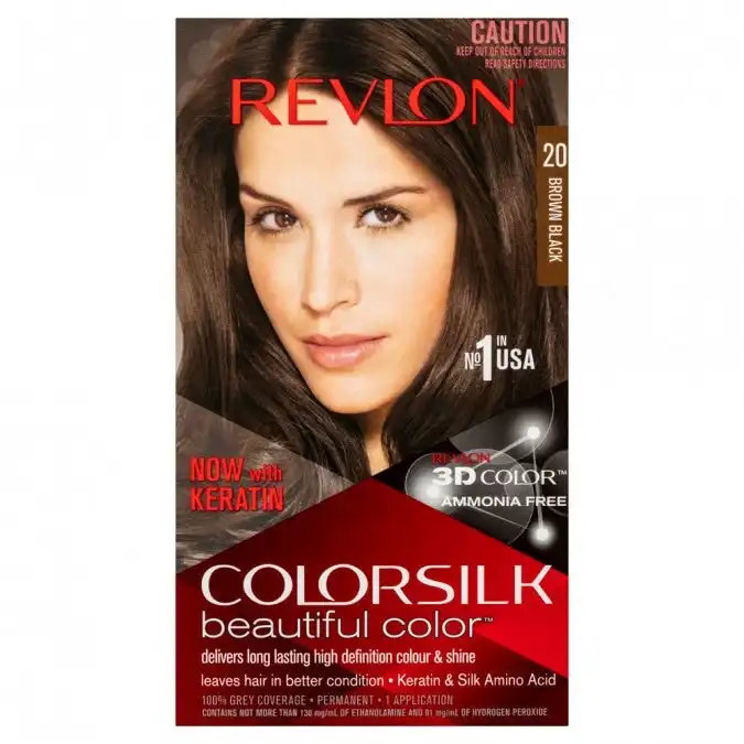 Revlon ColorSilk Beautiful Color 20 Brown Black