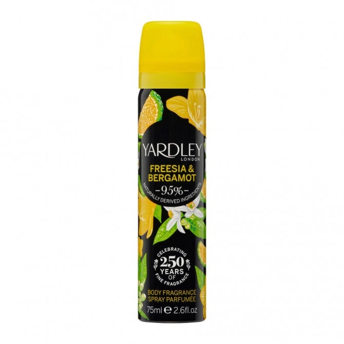 Yardley Freesia & Bergamot Body Spray 75ml