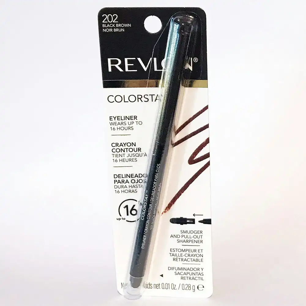 Revlon Colorstay Eyeliner Sharpener Crayon 202 Black/Brown