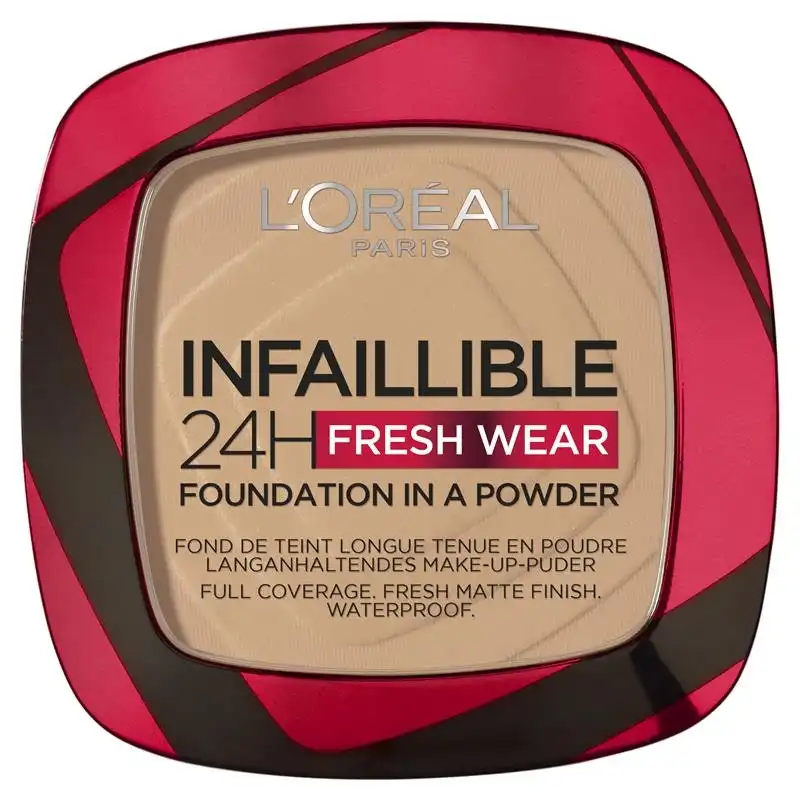L'Oreal Paris Infallible 24 Hour Foundation in a Powder 140 Golden Beige