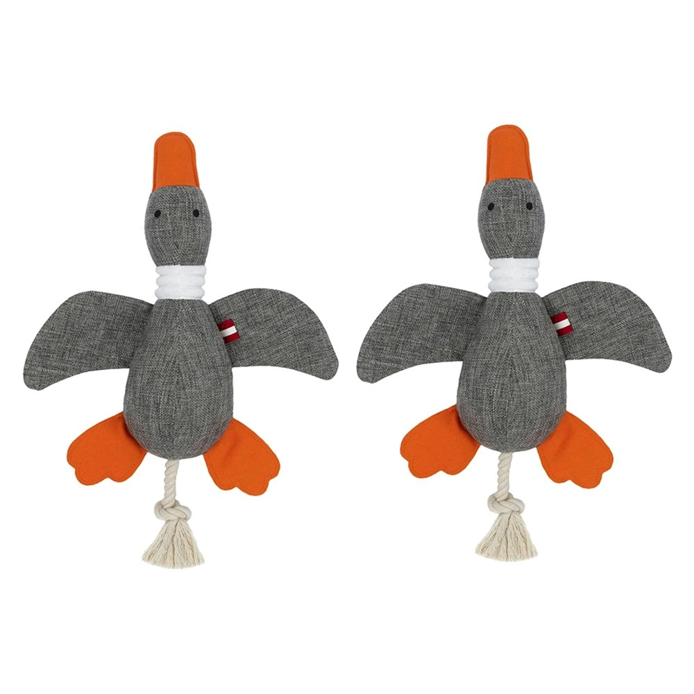 2x Louie Living Urban 30cm Dodo The Duck Interactive Dog/Pet Fun Squeaker Toy GR