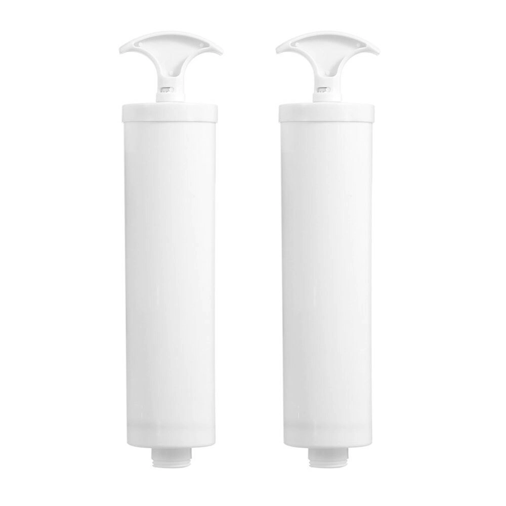 2x Boxsweden Kloset 26cm Srew-On Vacuum Hand Pump Manual Storage Bag Sealer WHT