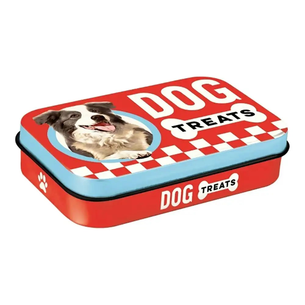 Nostalgic Art Pet/Dog Treats Storage Metal Tin Box Good Dog Treats 9.5x6x2cm