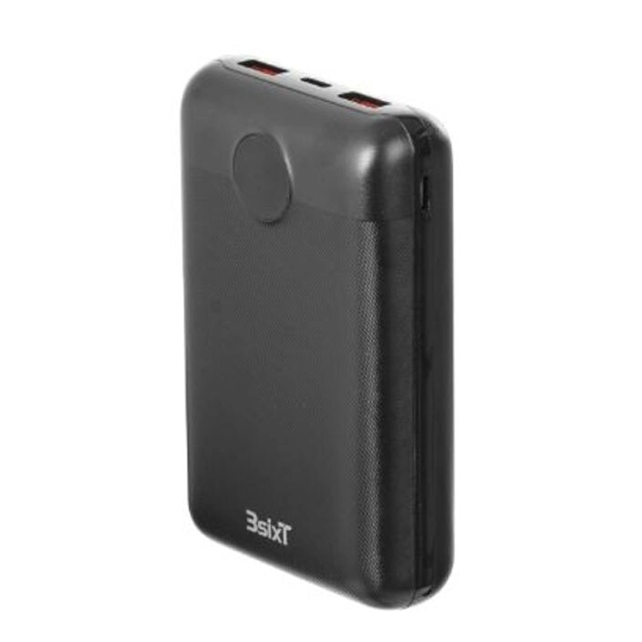 3sixT JetPak Pro LED 2.0 20000mAh Pocket Size Power Bank For Phone/Tablet BLK