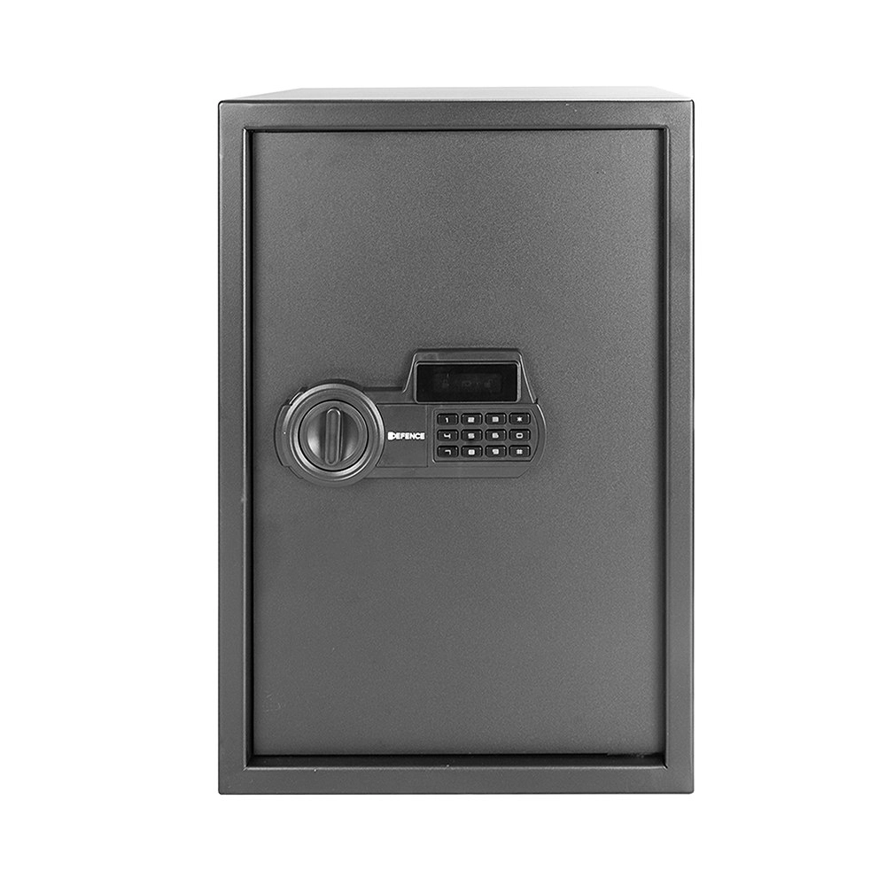 Defence Home Digital Code Security Safe w/Removable Shelf 500x350x310mm - Black