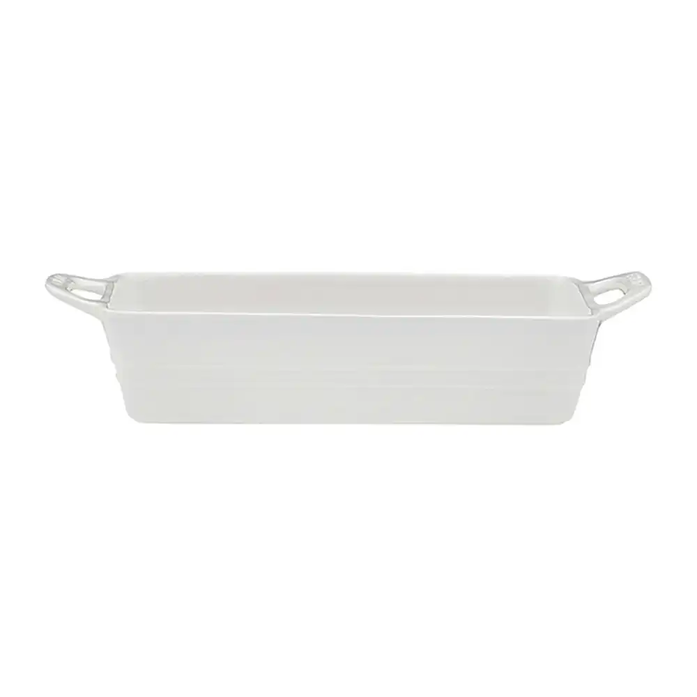 Ecology Signature 30.5x14cm Rectangular Baker Porcelain Dish w/ Handles White