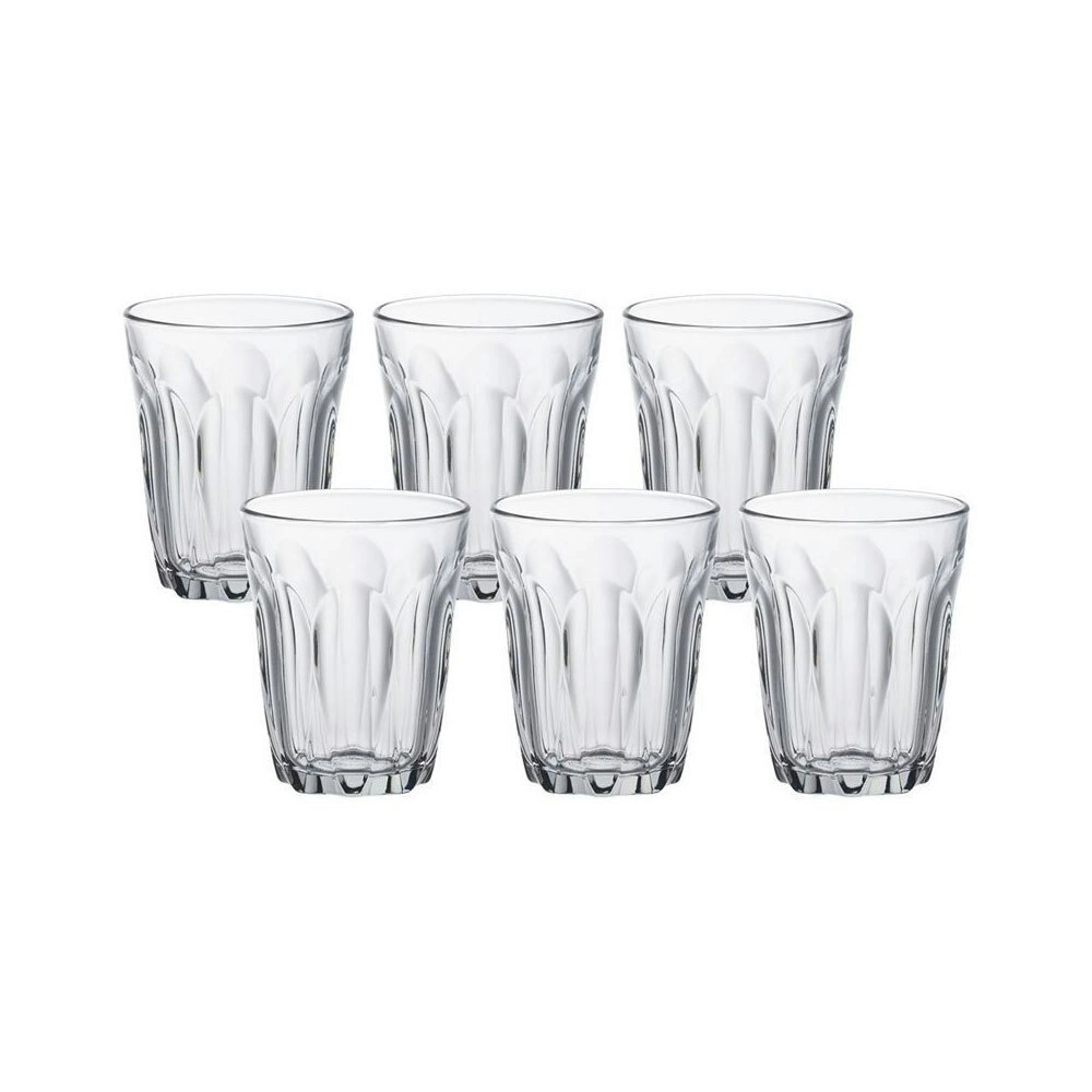 6pc Duralex Provence 130ml Tempered Glass Kitchen Drinking Cups/Glasses Set