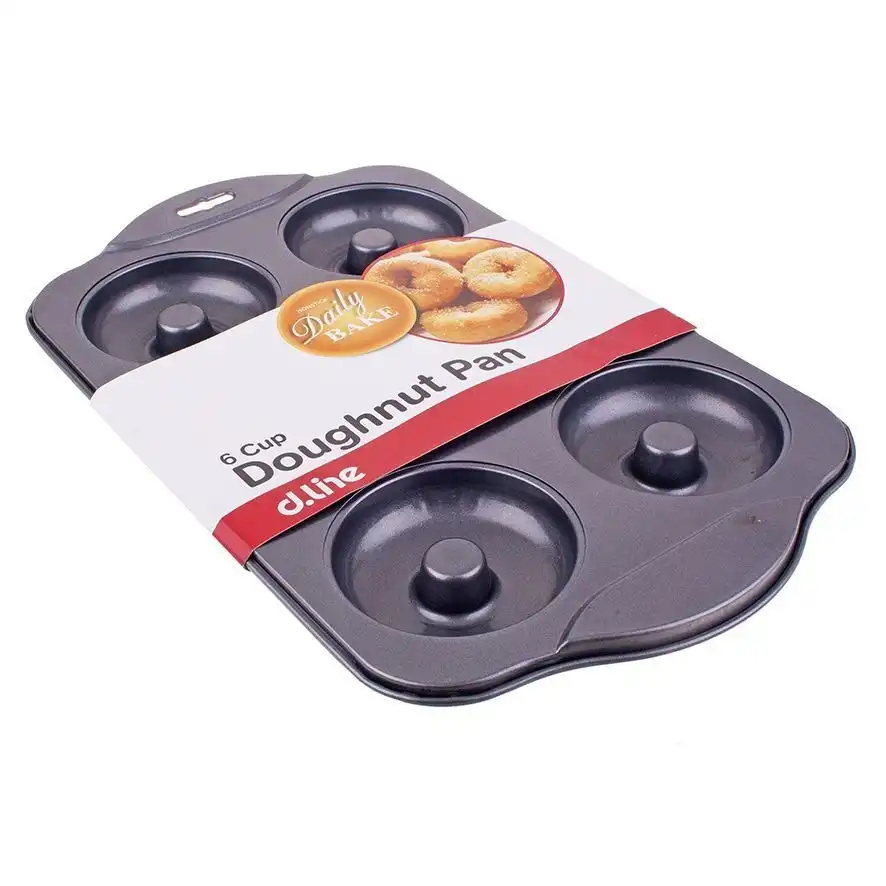 Daily Bake Non Stick 6 Cup Doughnut Pan Dough Nut Baking Mould Mold Tray Pan