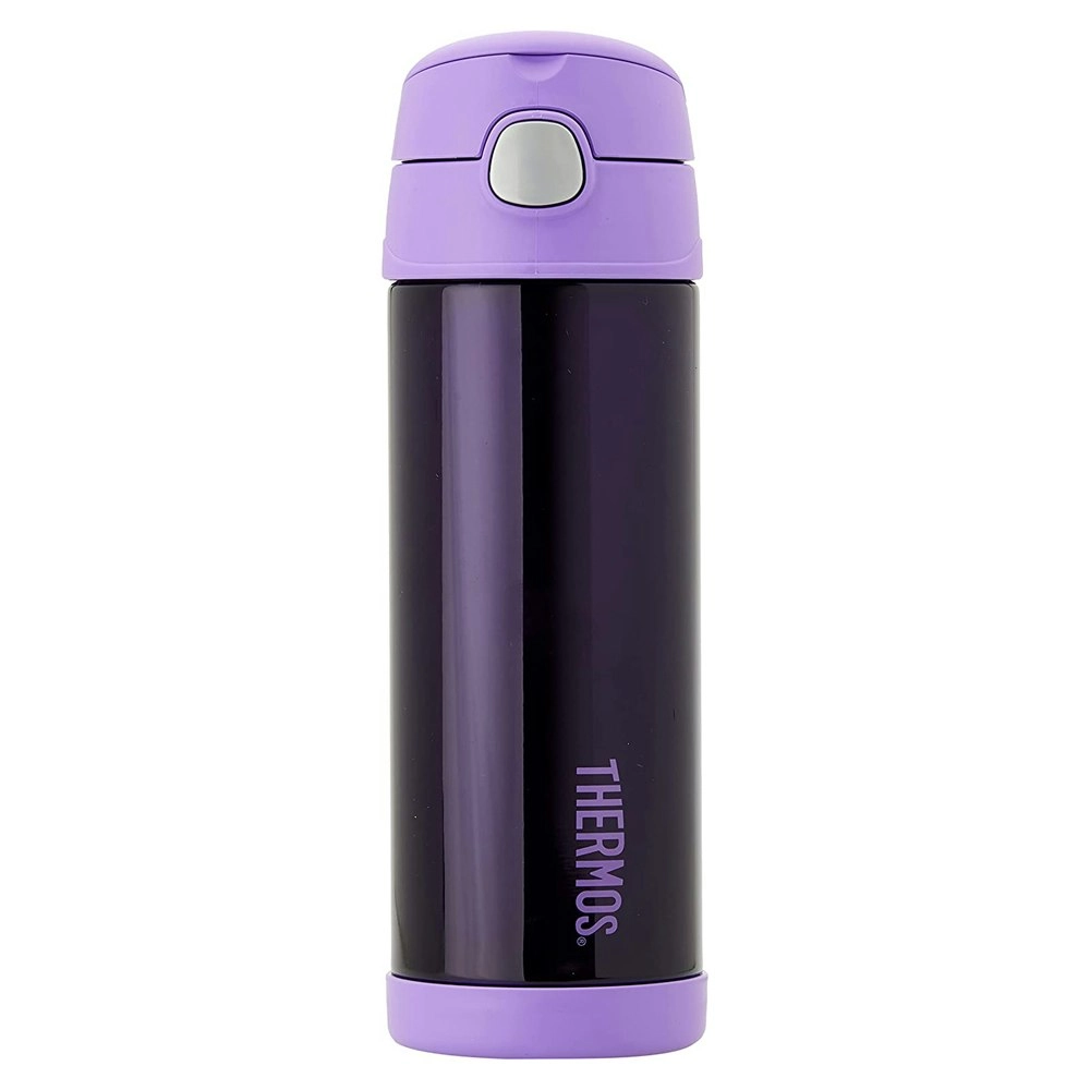 Thermos 470ml Funtainer Vacuum Insulated Drink Bottle Purple Stainless Steel