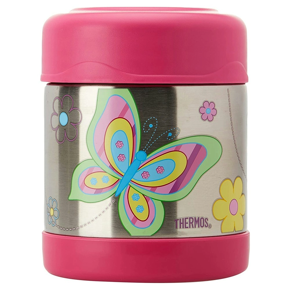 Thermos 290ml Funtainer Vacuum Insulated Food Jar Butterfly Stainless Steel