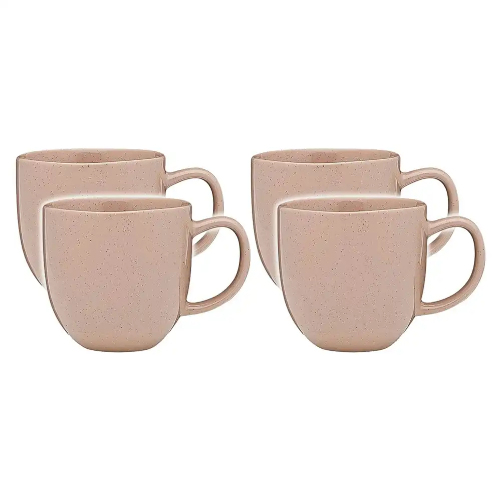 4x Ecology Dwell Mug Dust 300ml Stoneware Coffee Drink/Tea Drinking Cup Pink