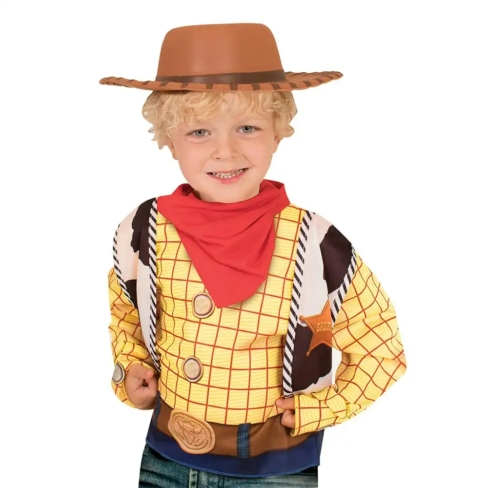 Disney Woody Deluxe Toy Story 4 Cowboy Hat Kids/Child Dress Up Costume One Size