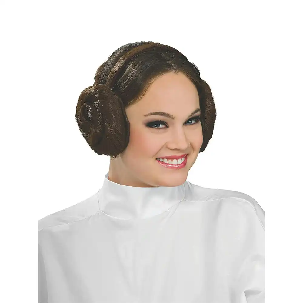 Star Wars Princess Leia Women Headband w/ Faux Hair Dress Up Party Head Costume