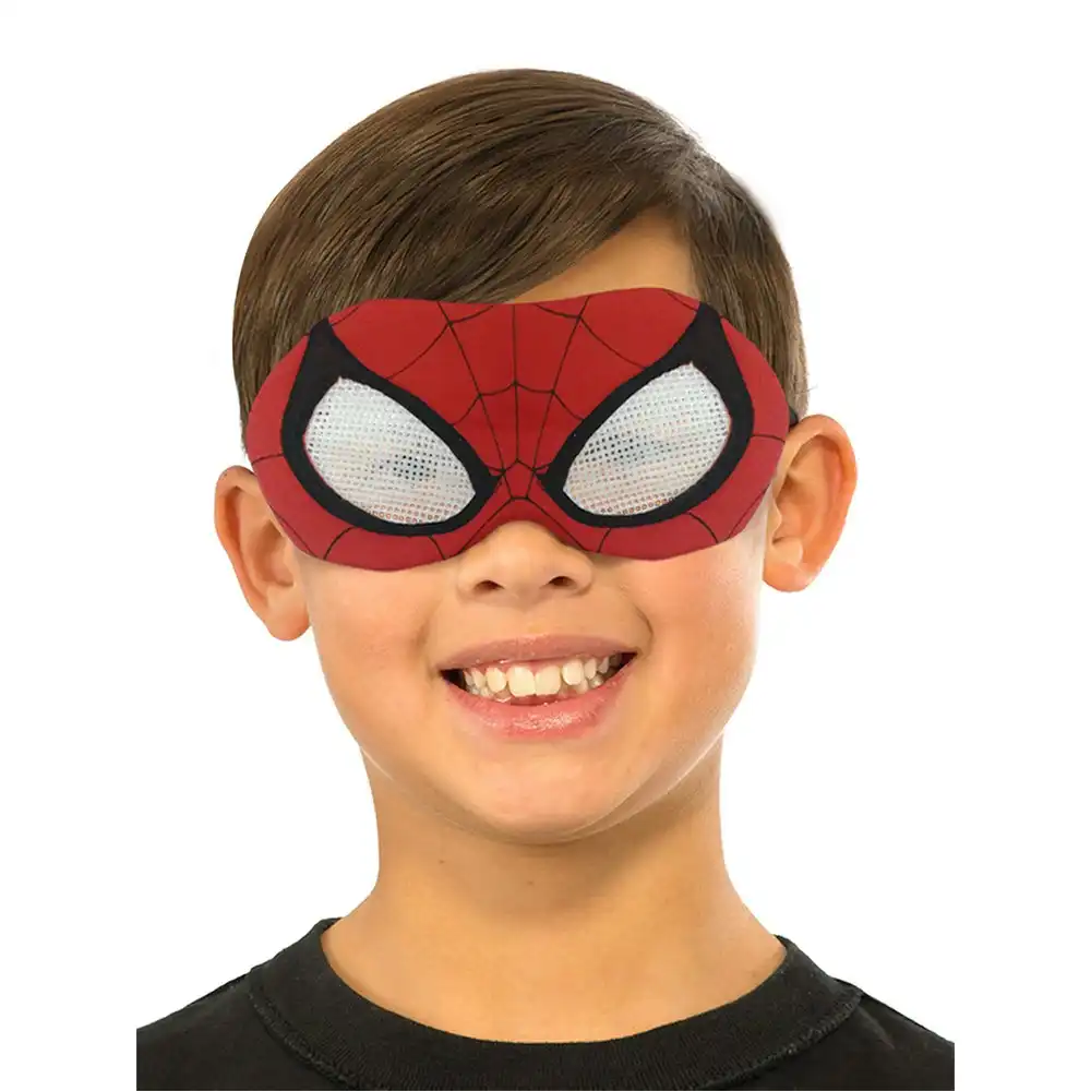 Marvel Spider-Man Plush Eye Mask Superhero Halloween Party Kids/Boys Costume