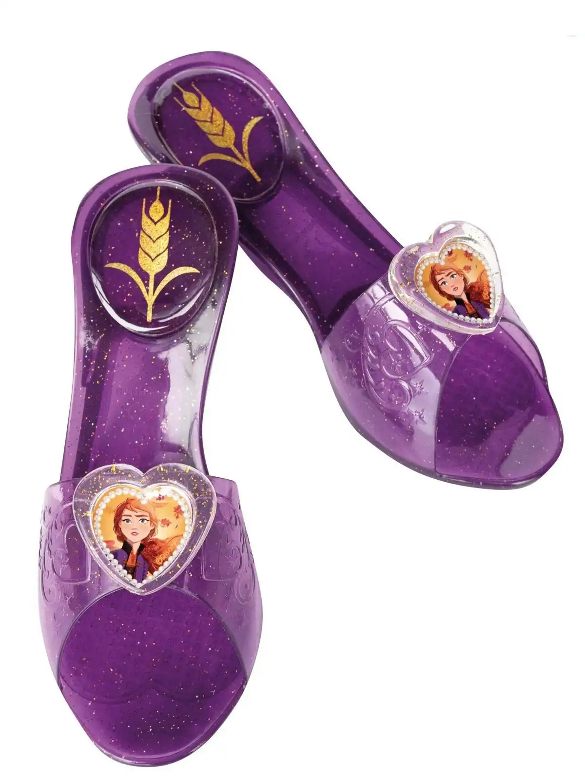 Disney Anna Frozen 2 Jelly Shoes Kids/Child Dress Up Accessory Purple One Size