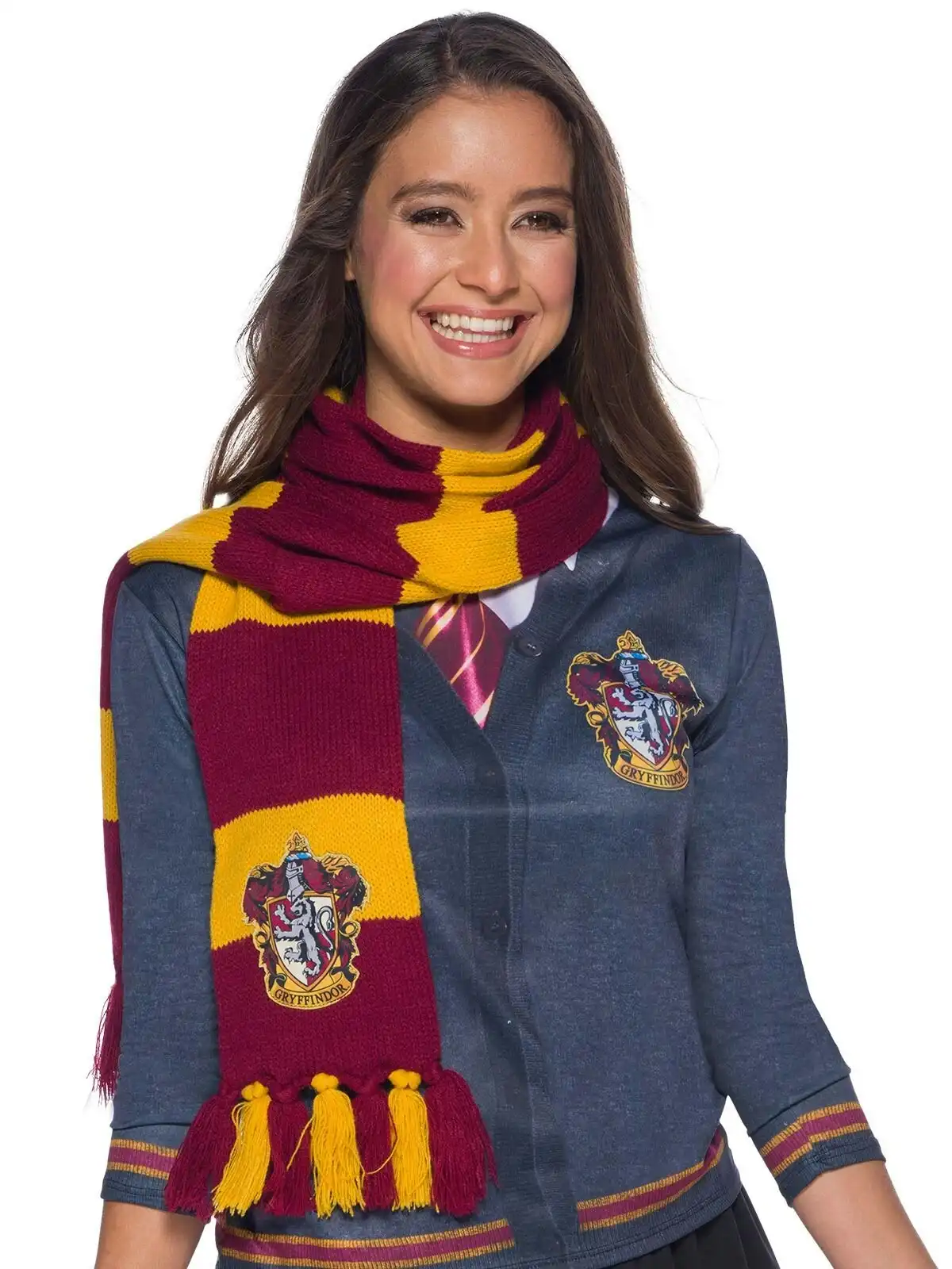 Harry Potter Gryffindor Deluxe Scarf Adult/Unisex One Size Halloween Costume