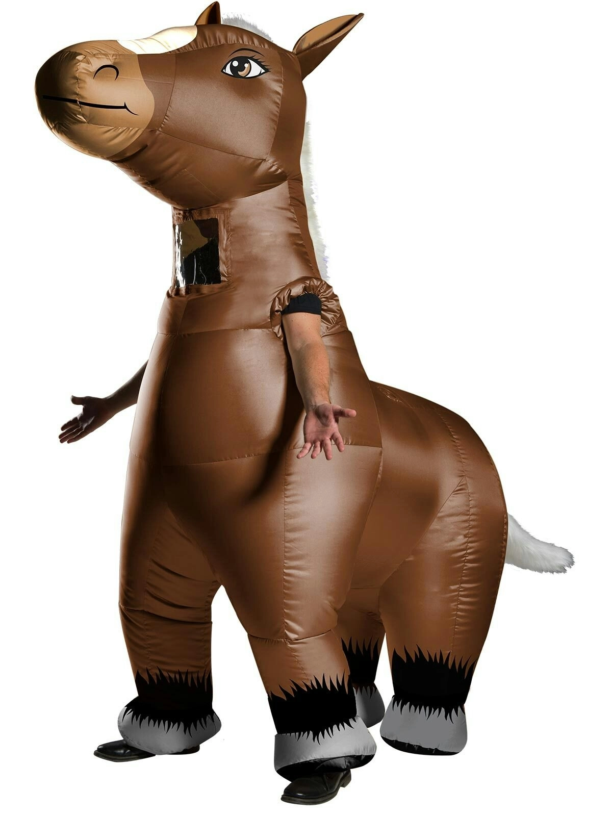 Rubies Mr Horsey Inflatable Unisex Adults Horse Dress Up Costume Size Standard