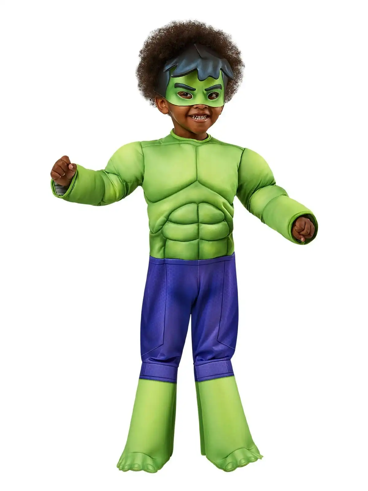 Marvel Hulk Spidey & His Amazing Friends Deluxe Dress Up Costume - Toddler 3-4yr