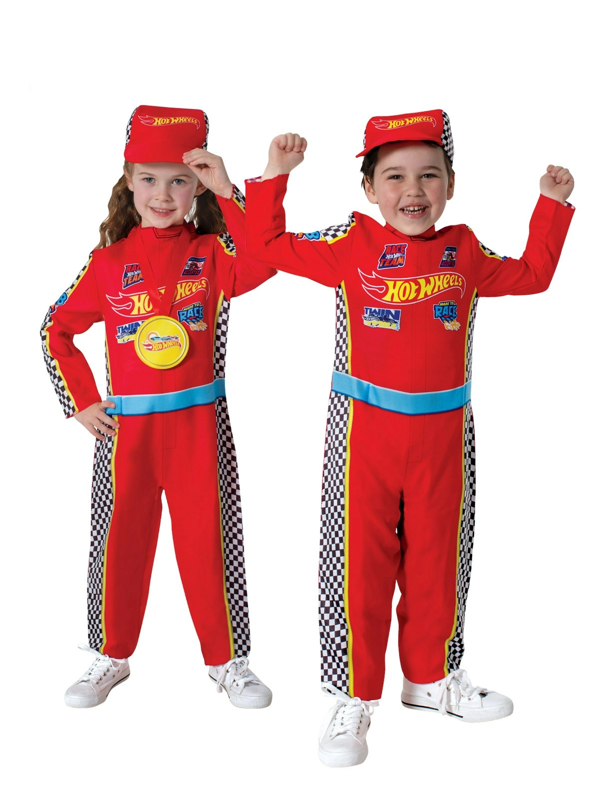 Marvel Hot Wheels Racing Suit Dress Up Costume Kids/Boys/Children Size 3-5y