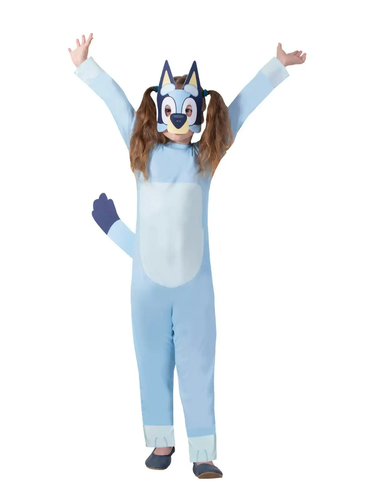 Disney Bluey Classic Dress Up Dog Halloween Costume Kids/Child Jumpsuit Size 6-8