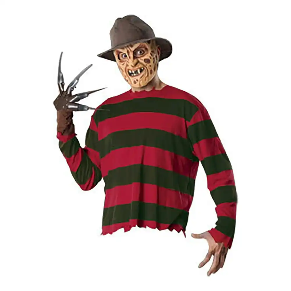 Marvel Freddy Krueger Horror Killer Murderer Mens Dress Up Costume Size Standard