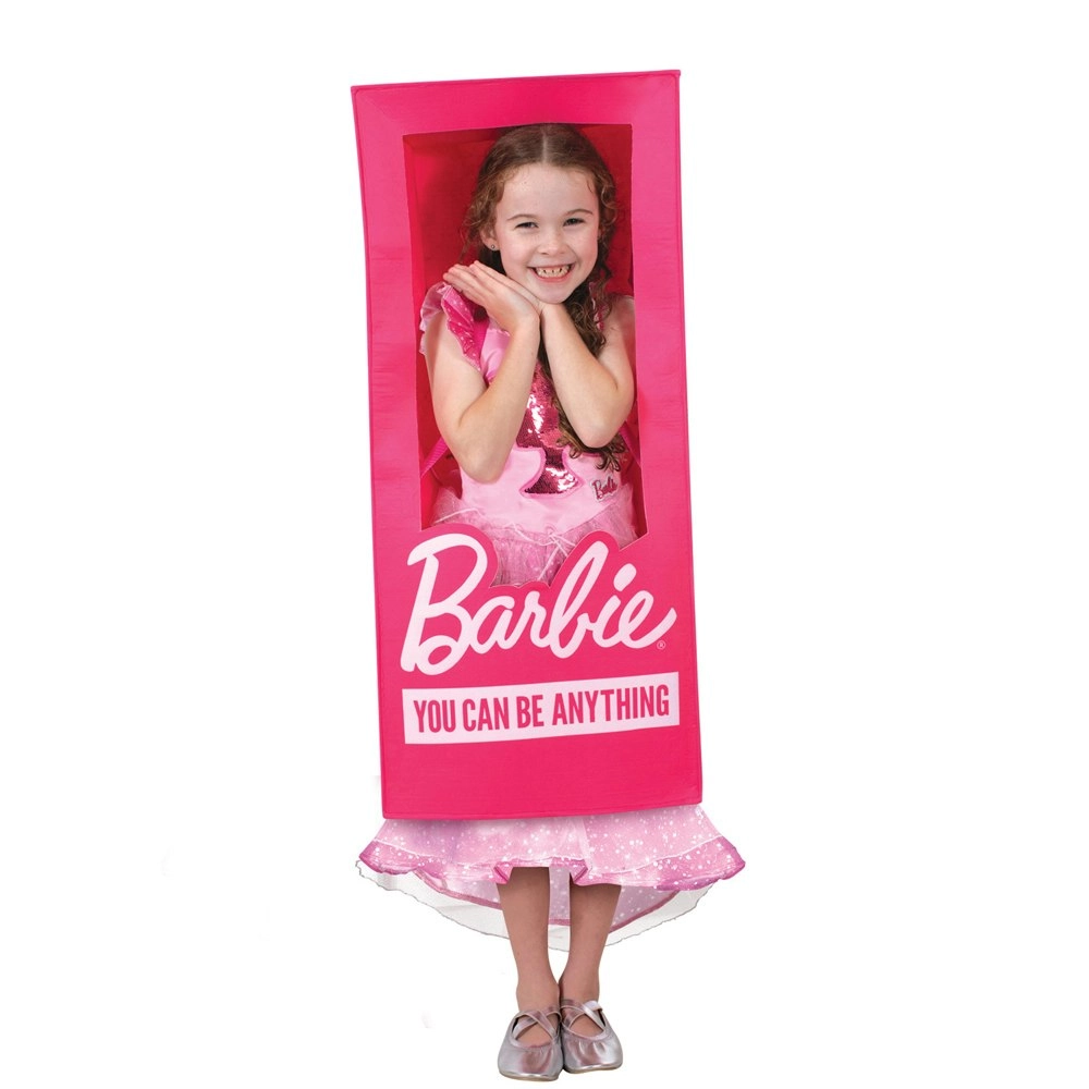 Mattel Barbie Lifesize Doll Box Kids/Children Halloween Party Dress Up Costume