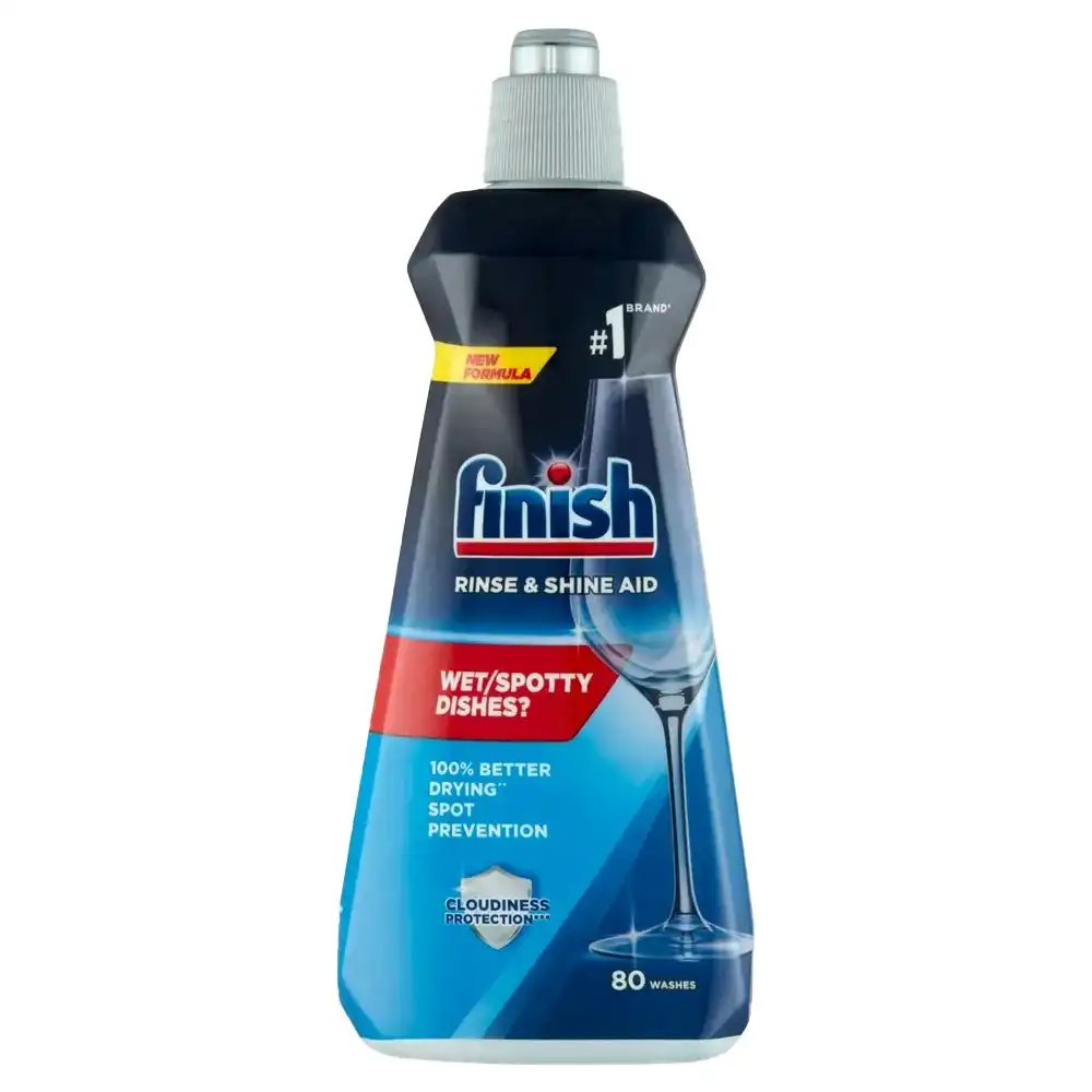 Finish Rinse & Shine 400ml Aid Dishwashing Liquid Dish/Glasses Cleaning Soap