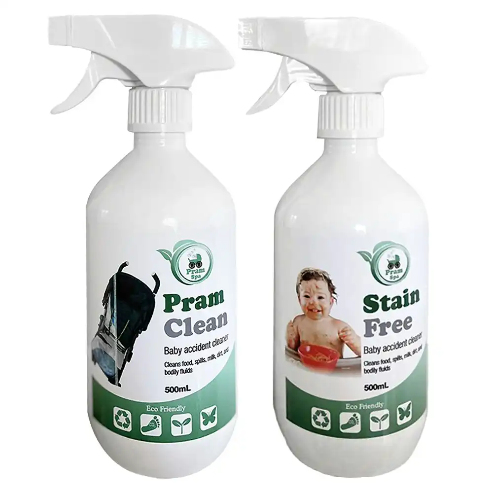 Pram Spa Fabric Stain Free/Pram Cleaner Eco Friendly Non Toxic Baby Safe Cleaner