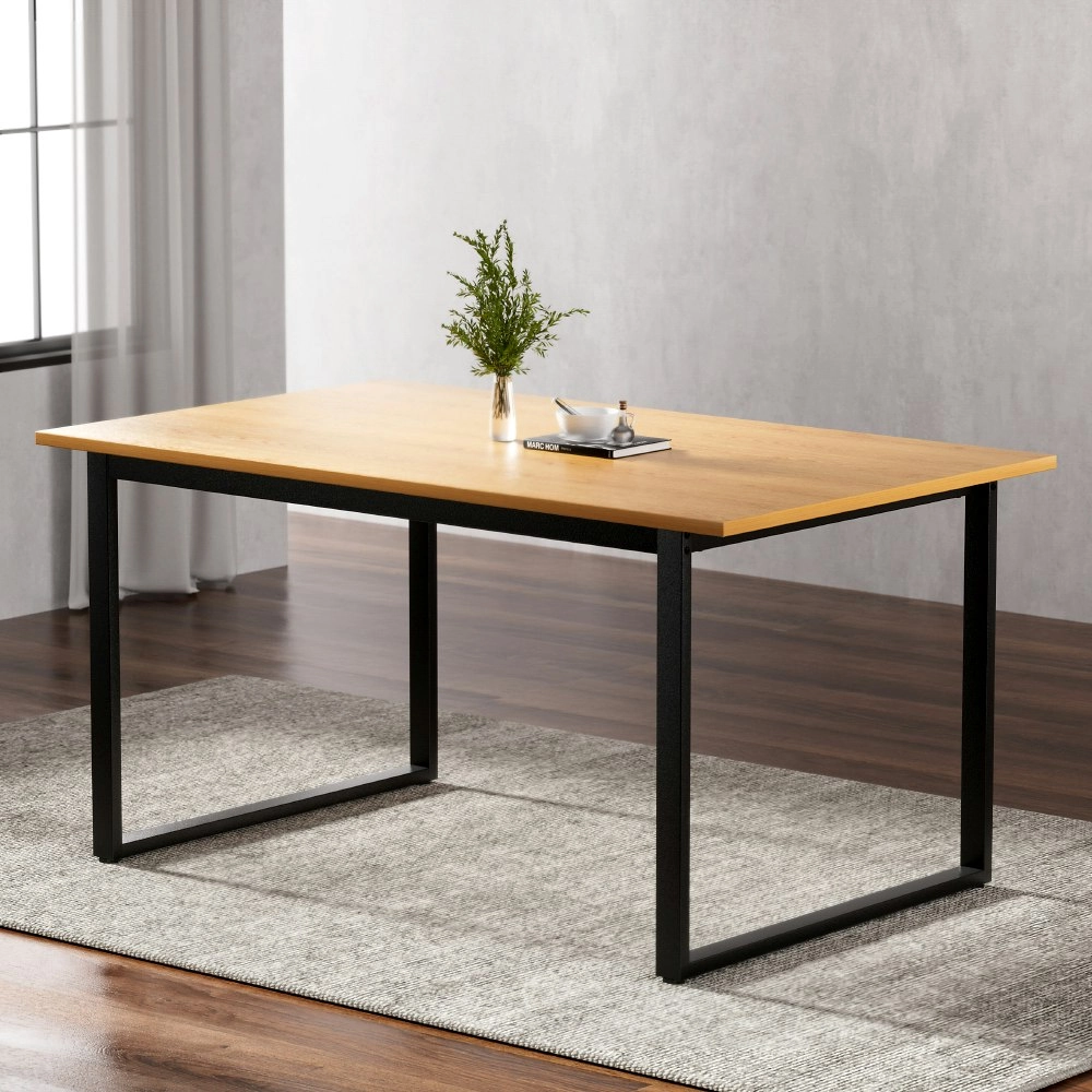 Artiss Dining Table 6 Seater Rectangular Wooden Table 150CM