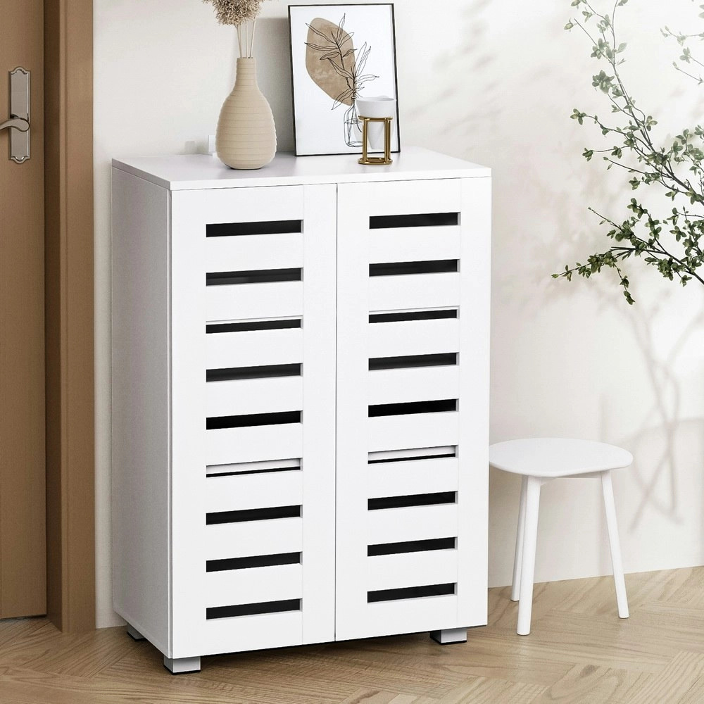 Artiss Shoe Cabinet 20 Pairs 5-tier White Alster