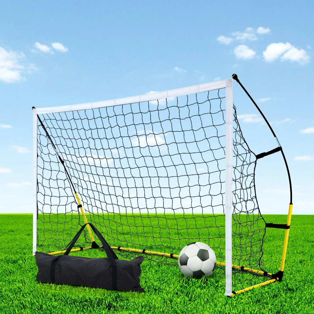 Everfit 2.4m Football Soccer Net Portable Goal Net Rebounder Sports Training