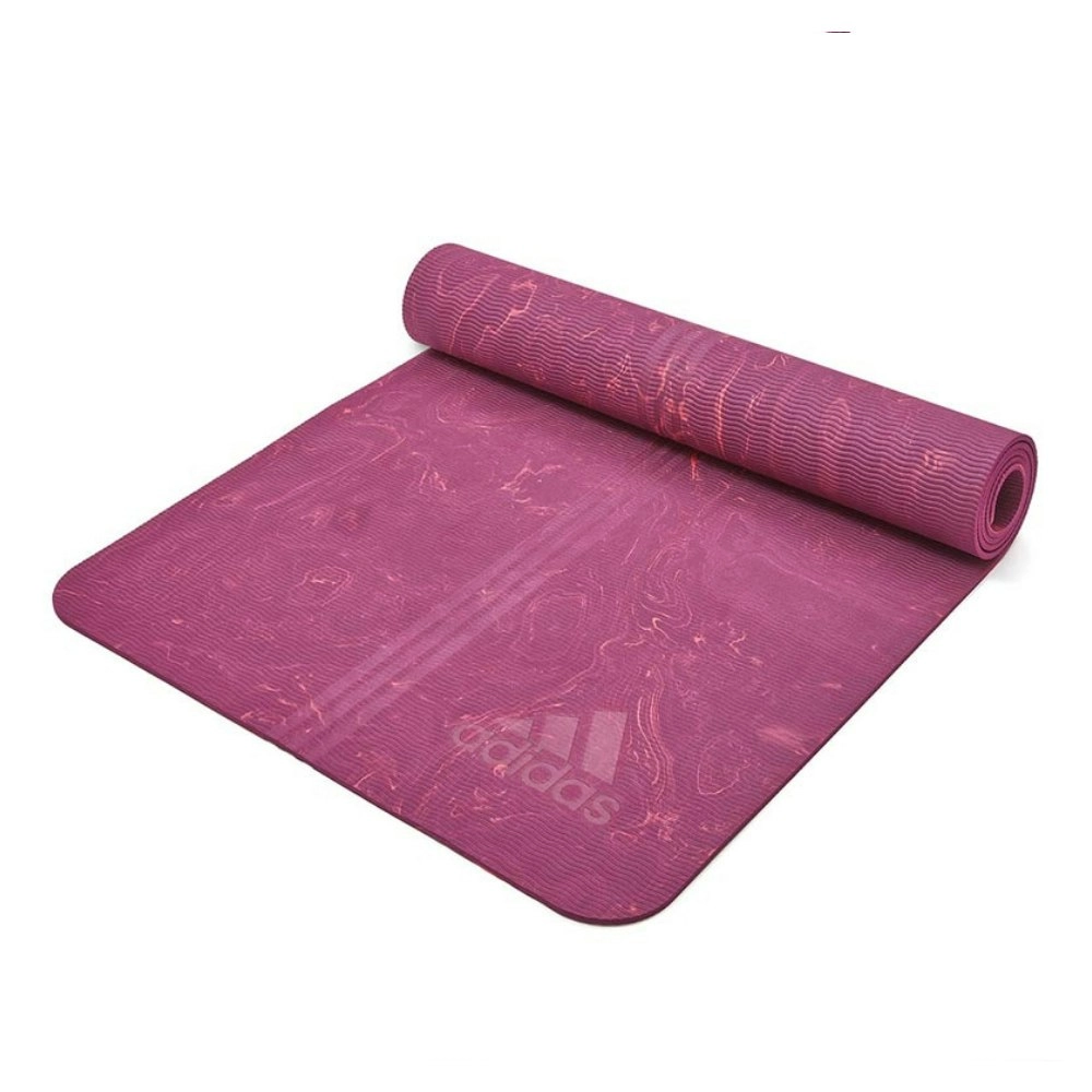 Adidas Premium 5mm Camo Sports Home/Gym Fitness Exercise Yoga Mat Power Berry PK