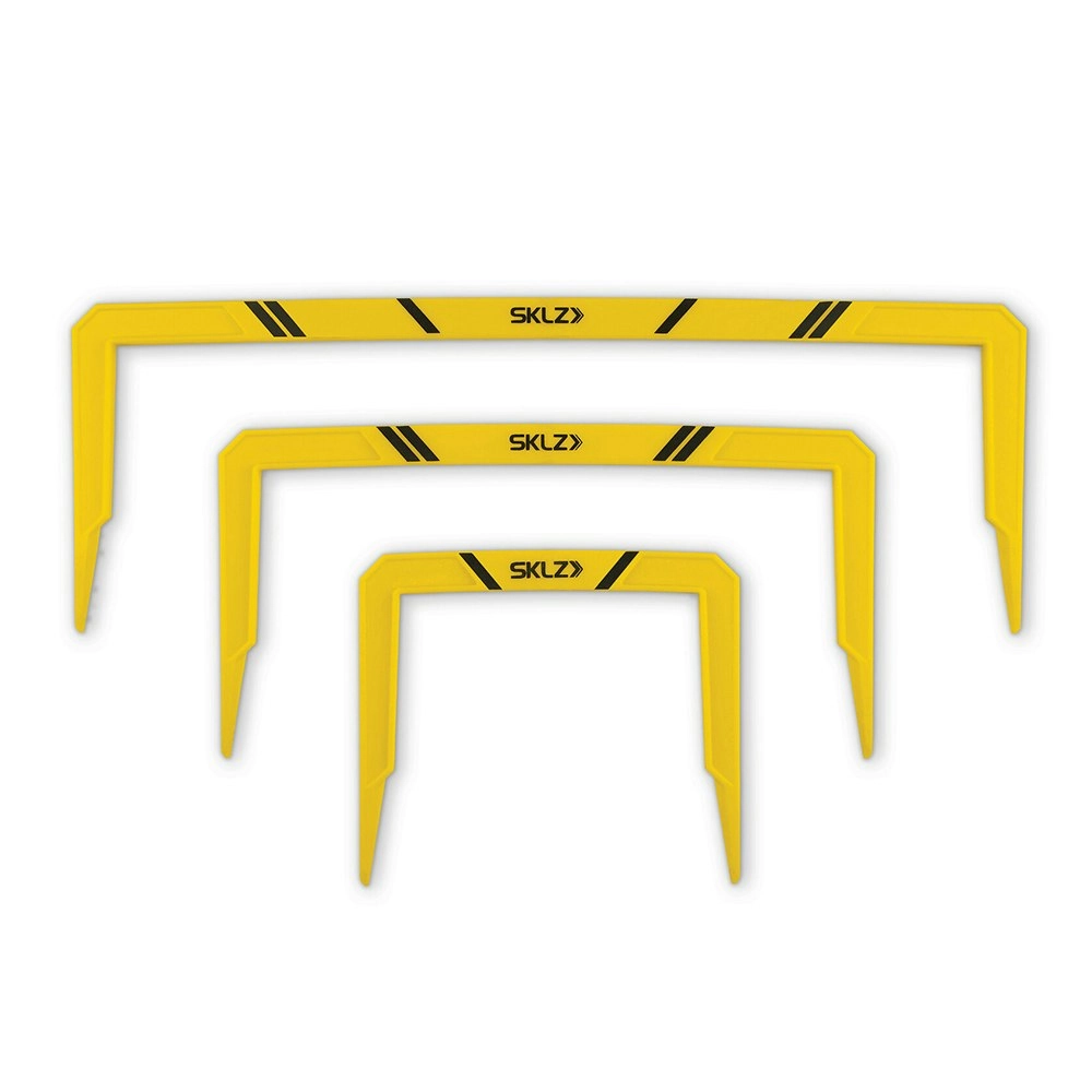 3pc SKLZ 4/8/12in Size Golf Accuracy Training Putt Path Marking Gate Stand YLW