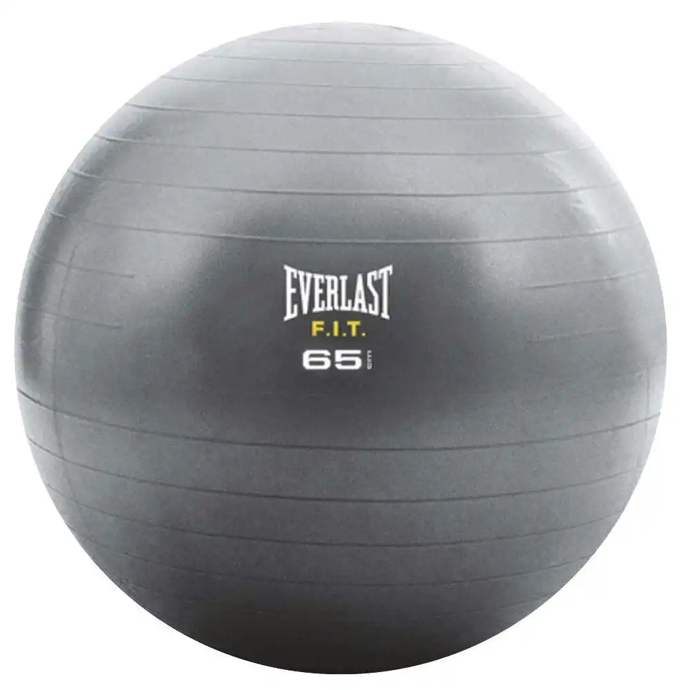 Everlast Core Strength Inflatable Yoga Fitness/Exercise Gym Fit Ball 65cm Grey