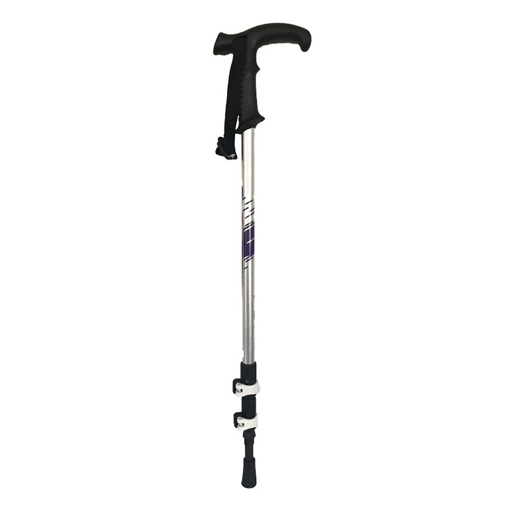 High Trek Rambler Outdoors Trail Lightweight Aluminium Walking Pole With T-Grip