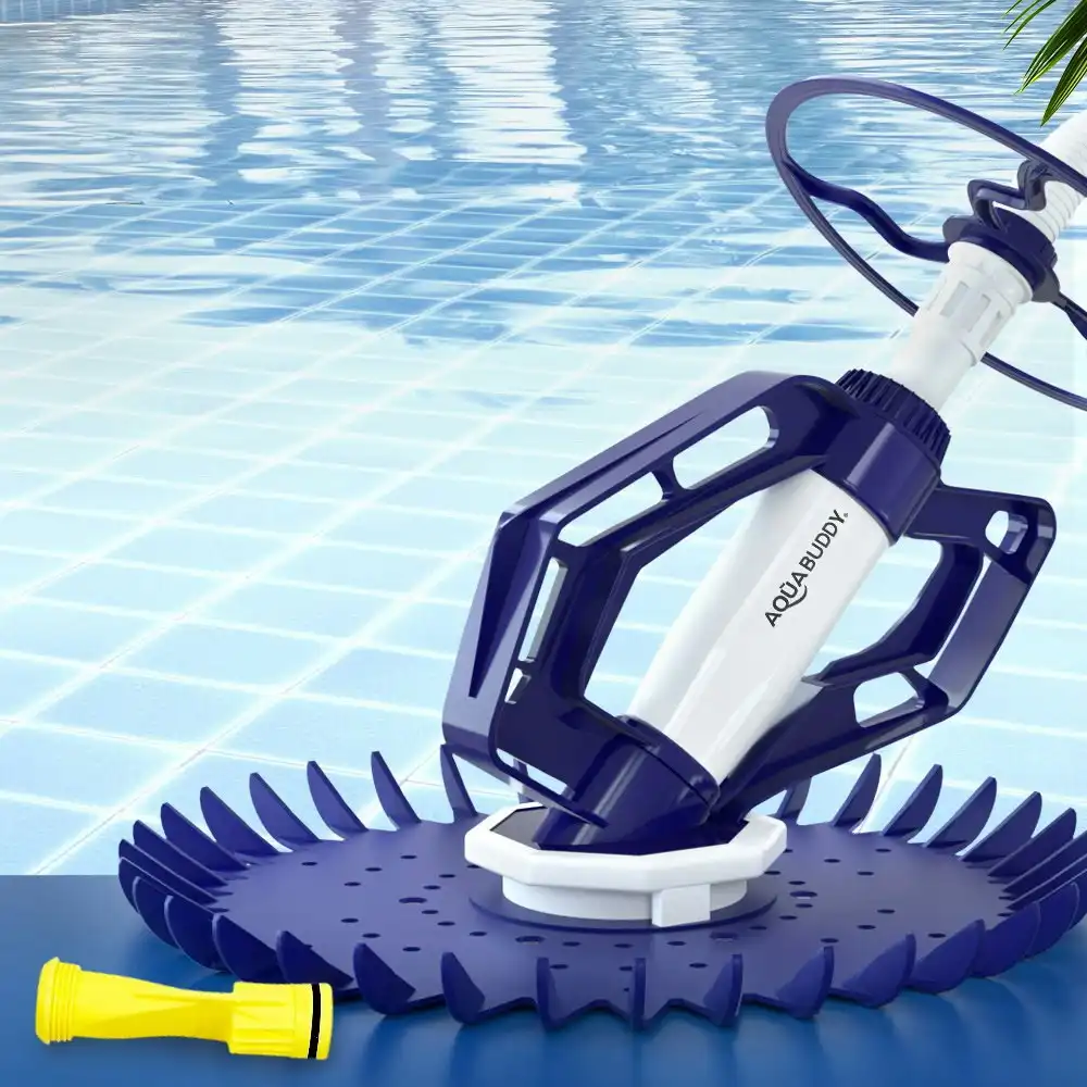 Aquabuddy Pool Cleaner Automatic Vacuum Floor Climb Suction Swimming Hose 10M