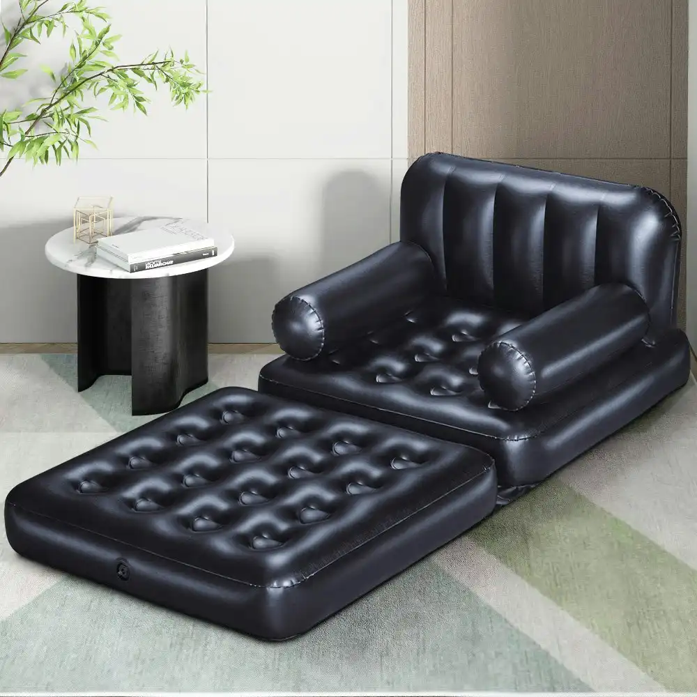 Bestway Inflatable Air Chair Seat Couch Lazy Sofa Lounge Bed Black