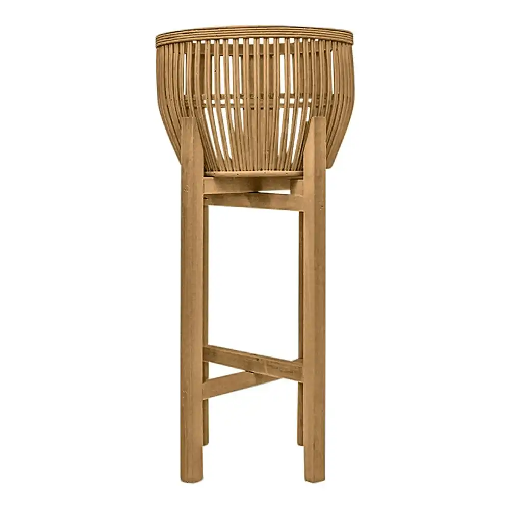 Bamboo Wood 69cm Planter On Stand Home/Office Decor Plant Pot Holder Natural