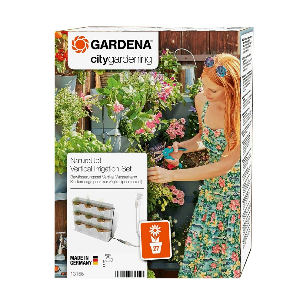 Gardena 13156-20 27 Balcony Vertical Planter Tap Irrigation Set Garden/Flowers