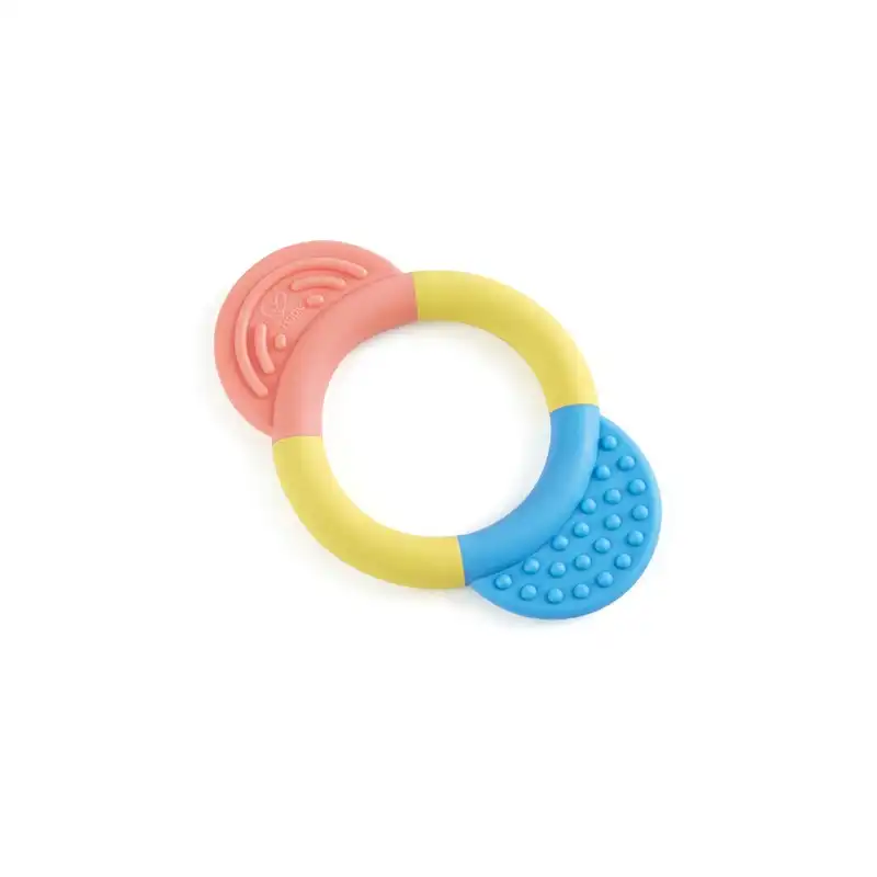 Hape Teether Ring Infant/Newborn Rice-Based Soft Chewy Nursing Avtivity Toy 0+