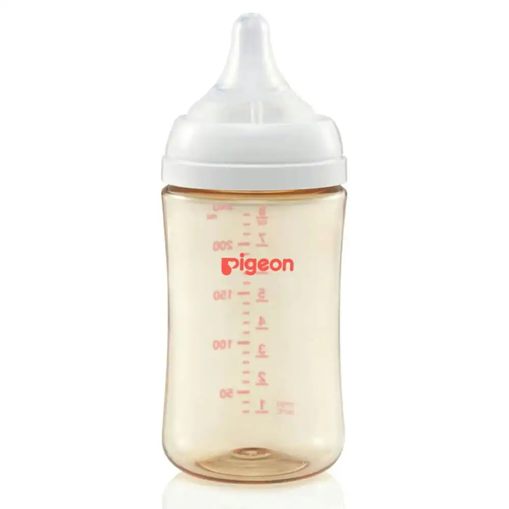 PIGEON Softouch lll Drinking/Feeding Bottle PPSU Anti-Colic 240ml Baby 3m+
