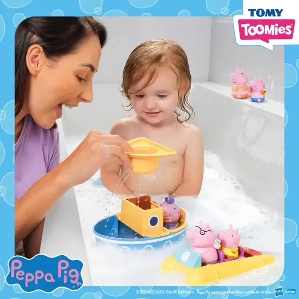 Peppa Pig Kids/Children/Toddler Peppa Boat Adventure Set Water/Bath Toy 18m+