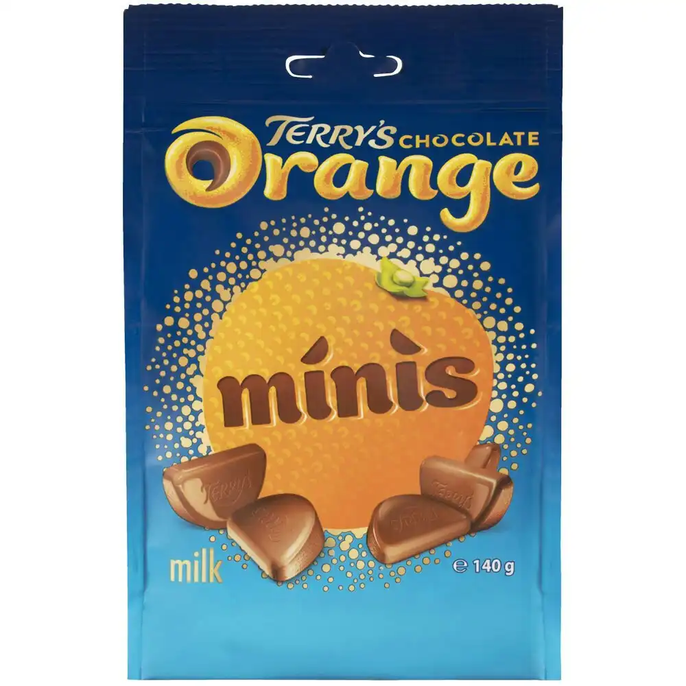 2x Terry's 140g Chocolate Orange Minis Bag Sweet/Candy/Confectionery Food/Snack